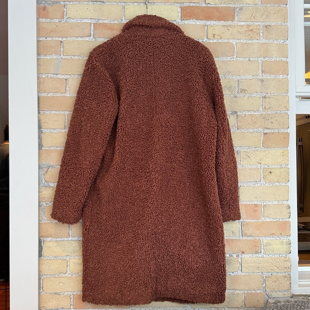 KAFFE Warm Brown Teddy Jacket - Picture 5 of 5